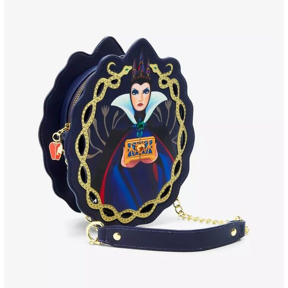 Her Universe Disney Snow White And Seven Dwarfs Evil Queen Mirror Crossbody NWT - Picture 3 of 5